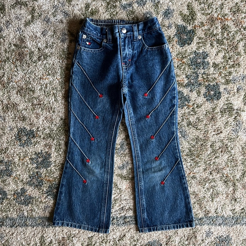 Vintage Tommy Hilfiger Kids Embroidered Jeans